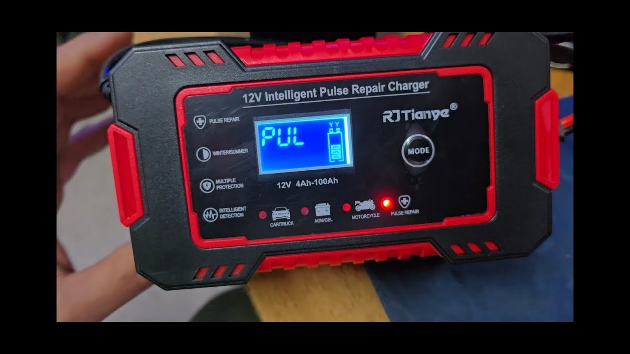 12v 6a akıllı akü şarj cihazı testi