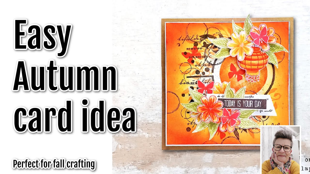 Easy Autumn Card Idea! (Perfect for Fall Crafting)  #autumncolors #cardmaking #papercrafts