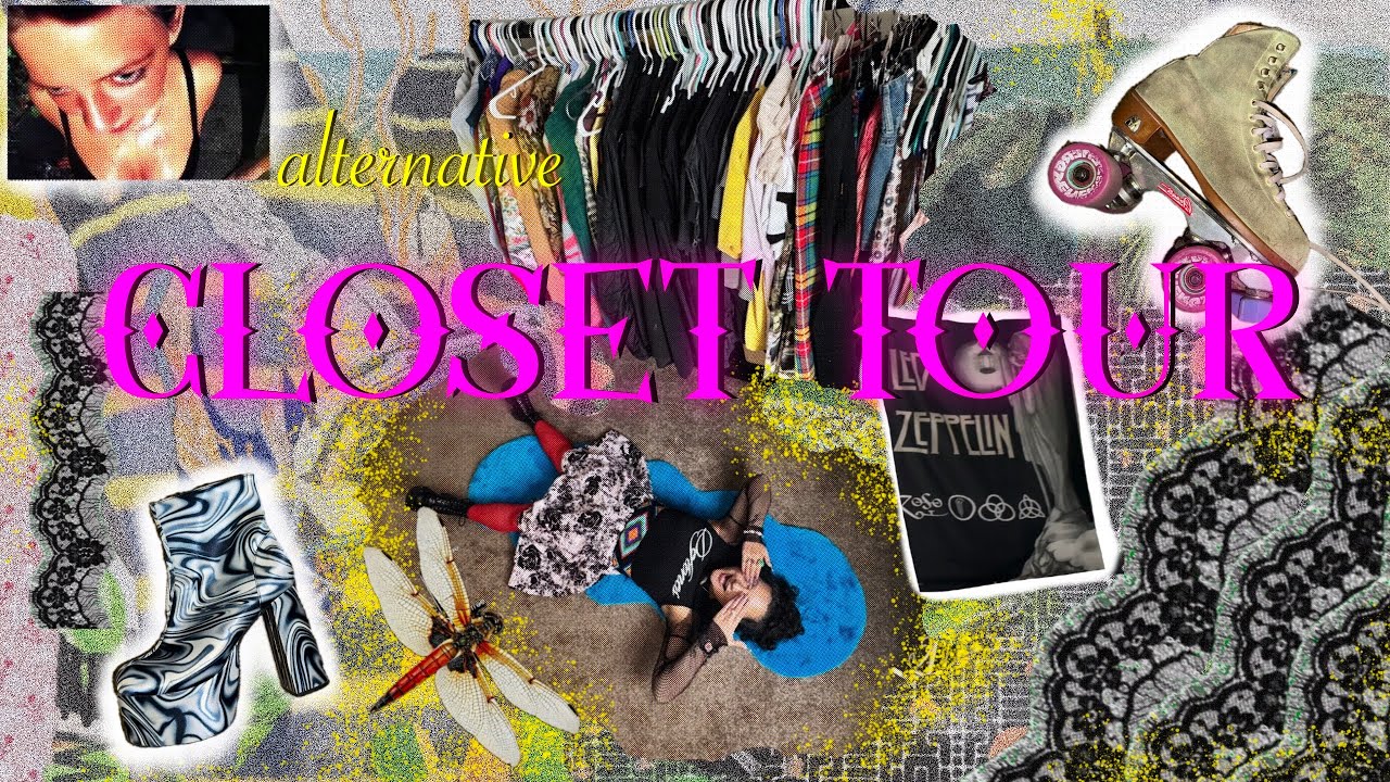 Alternative Glam Closet Tour!