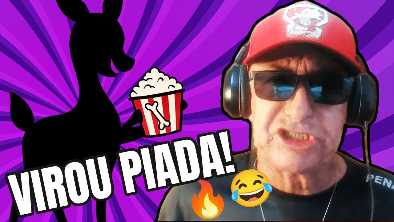 VÉIO VIROU PIADA COM PIPOCA NA MÃO! 😂🔥