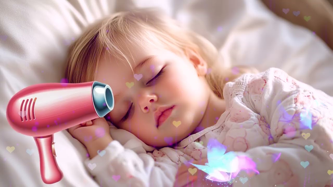 Baby Sleep Sound Dryer | เสียงไดร์เป่าผมช่วยให้ลูกน้อยหลับสบายและลึก | เคล็ดลับการนอนหลับที่ดี