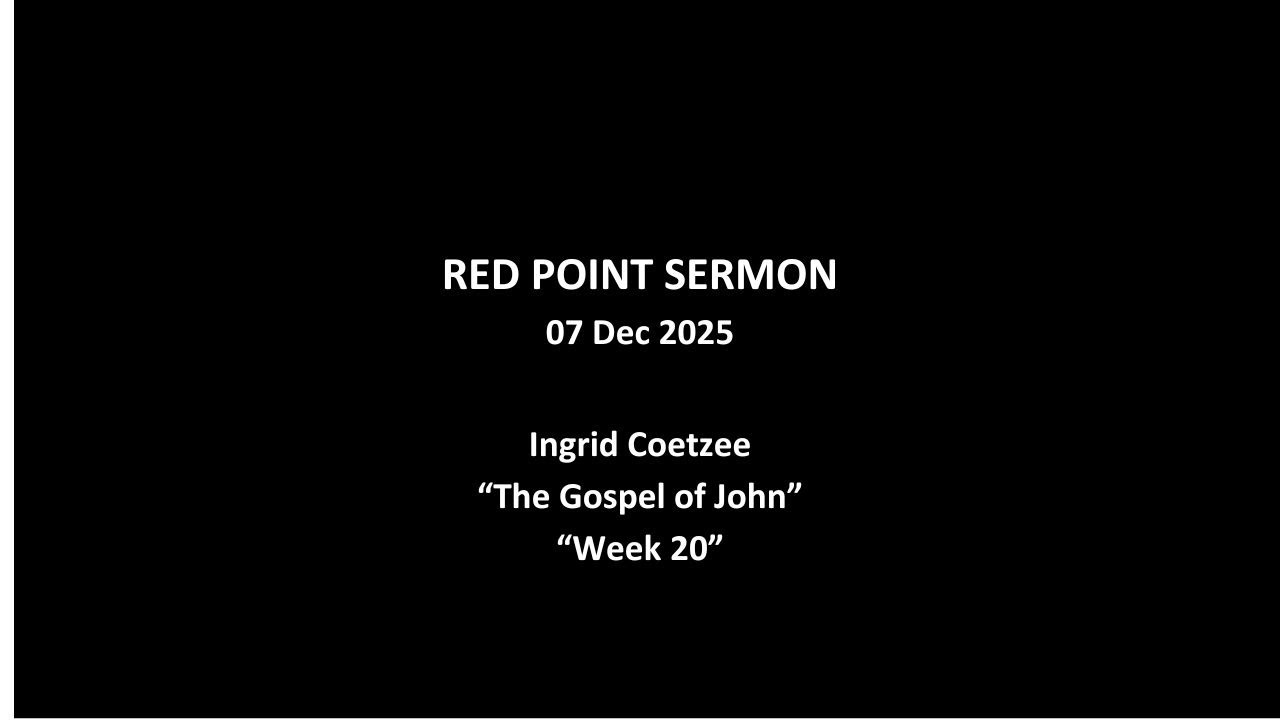 Gospel of John - Week 20