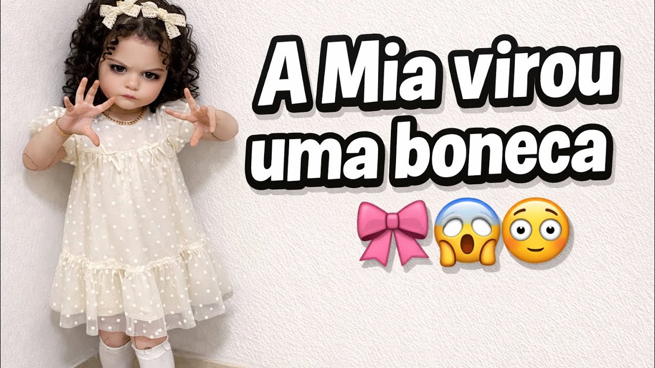 A Mia se transformou em uma BONECA e deu muito medo! 😨 O que Vamos Fazer?!