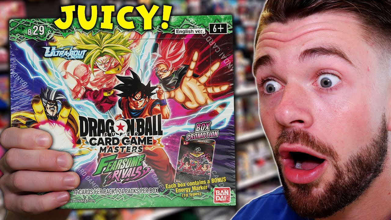 Открываем ещё больше карточек Dragon Ball Super FEARSOME RIVALS