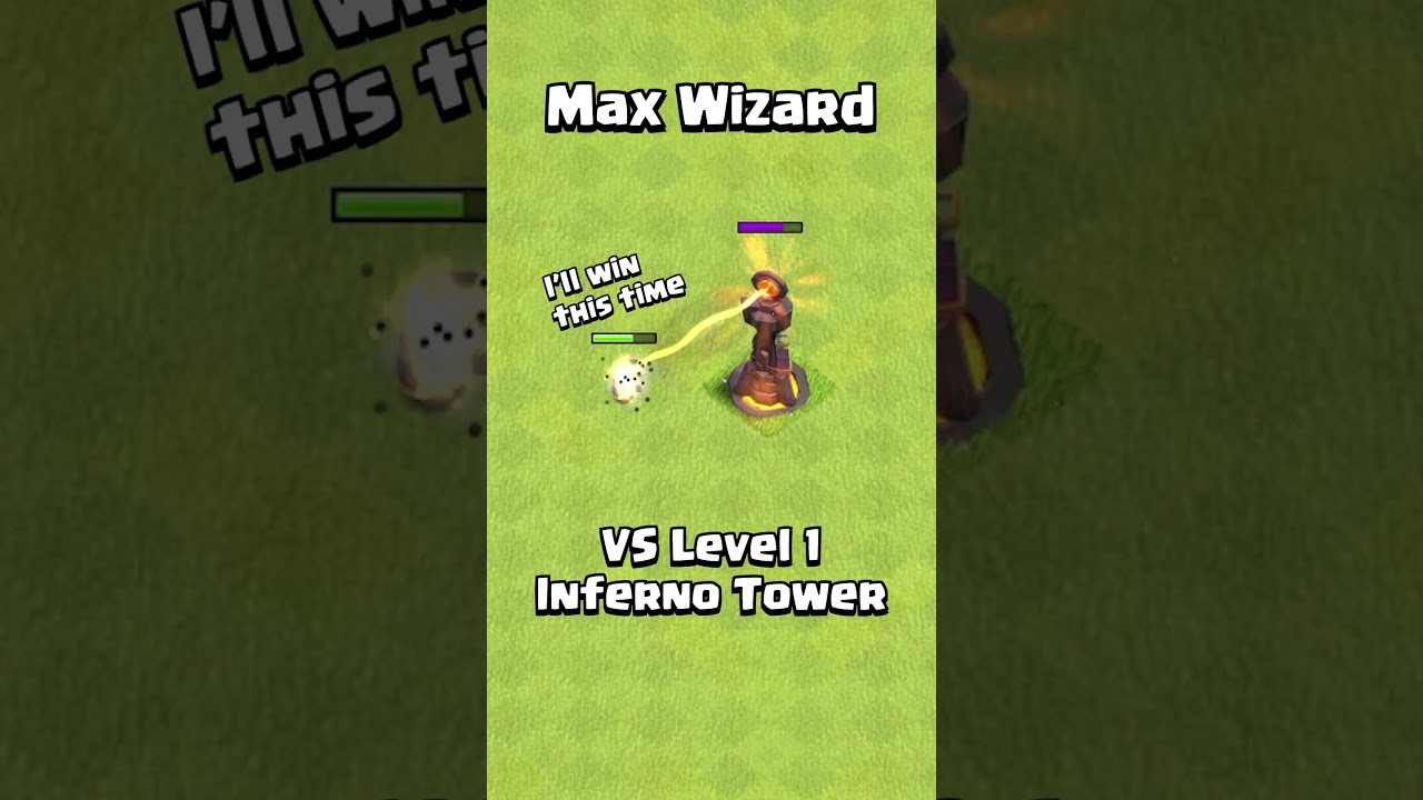 MAX Wizard VS Level 1 Defenses