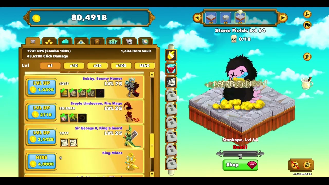 Clicker Heroes 5th Ascension and Quick Progression