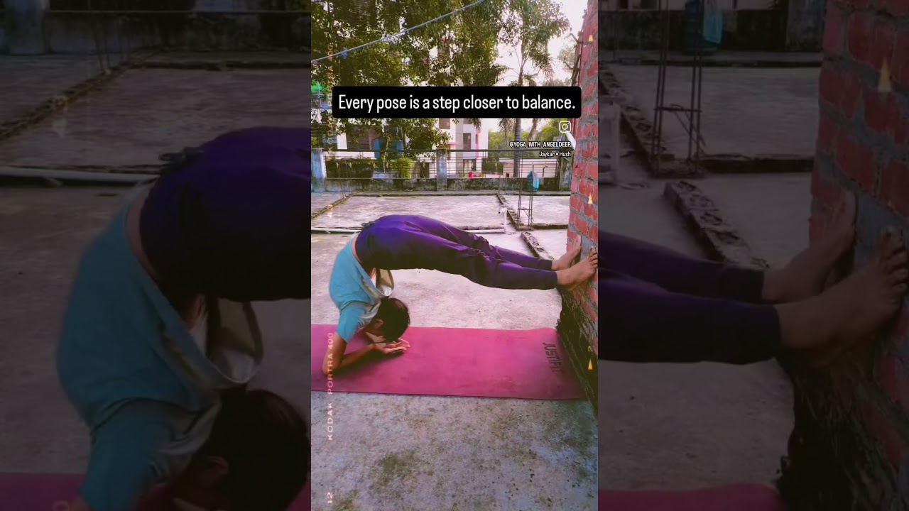 Not just stretching my body, but expanding my mind.🕊️✨ #YogaWithMe