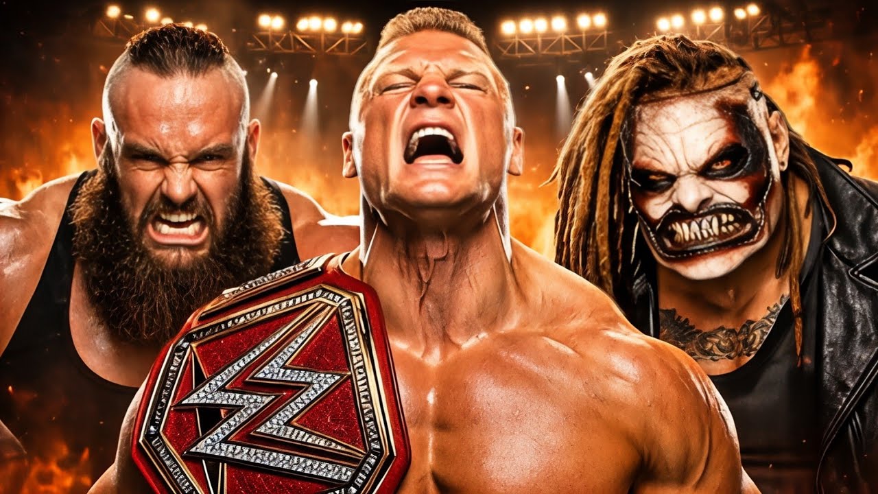Brock Lesnar vs Braun Strowman vs The Fiend Bray Wyatt | MONSTER WAR | WWE 2K25 