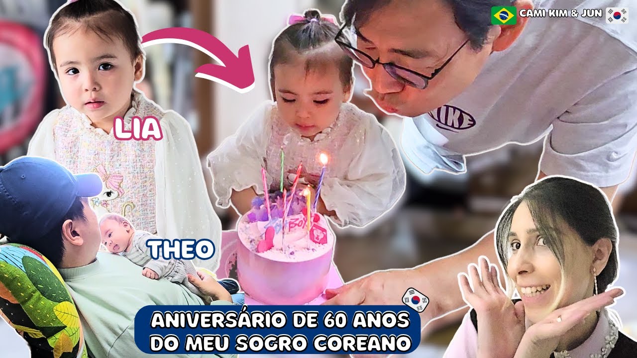 CELEBRAMOS o ANIVERSÁRIO CHINÊS de 60 ANOS do meu SOGRO COREANO