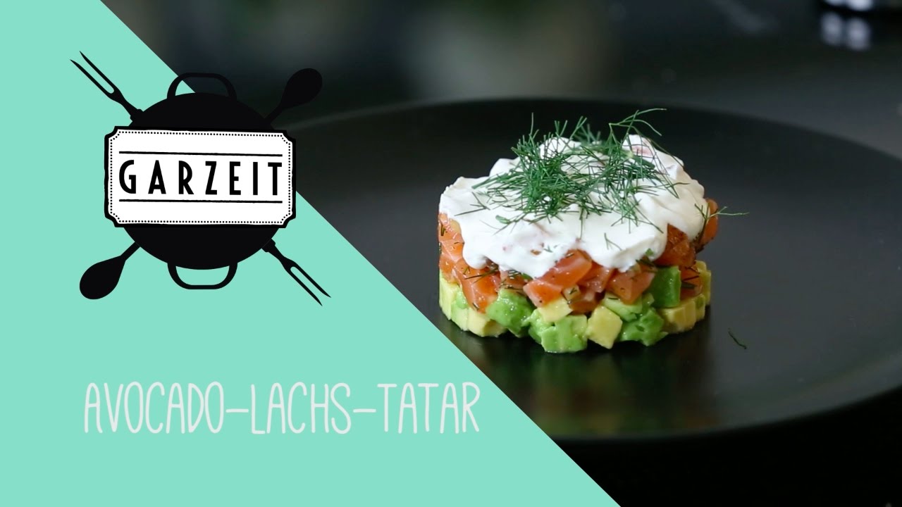 GARZEIT - Avocado-Lachs-Tatar (Lachs beizen)