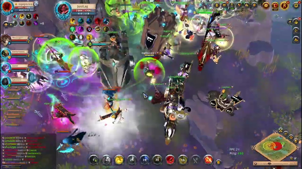 Albion Online - ZvZ - ifures vs CB nos cortan porte (pov equilibrio)