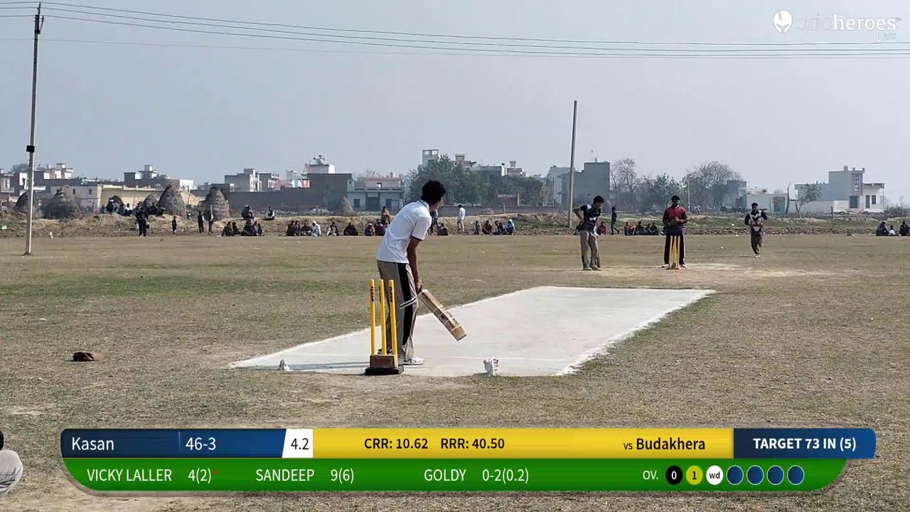 Budakhera vs Lendar Keema live cricket match | Budhakhera Kaithal ( 2 Bharo Pool ) First Prize 2100