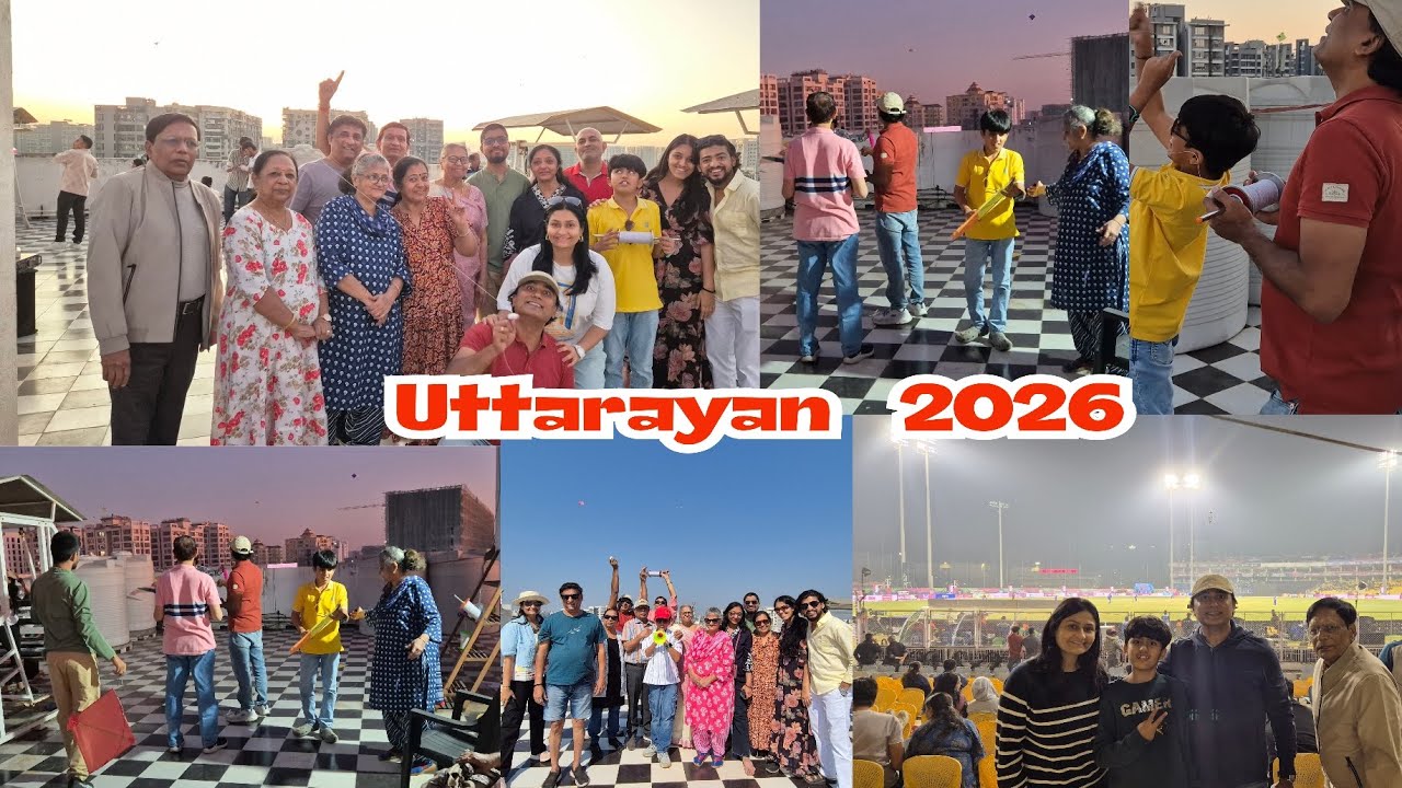 Surat Makarsankranti 2026 || Cricket in Stadium || Shopping #surat #uttarayan #makarsankranti