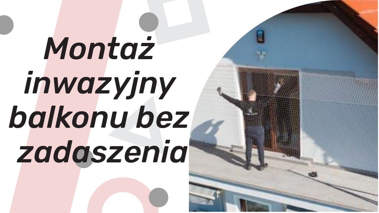 Montaż inwazyjny balkonu bez zadaszenia #balcony #balkon #house #safety #kota  #koty #catsworld