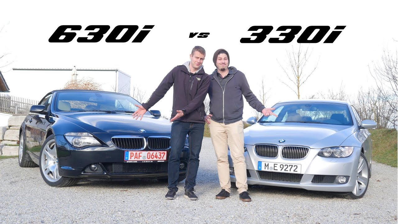 BMW 630i (E64) vs 330i (E92) Vergleich: 3.0L 6-Zylinder unter 20.000Euro | Fahr doch