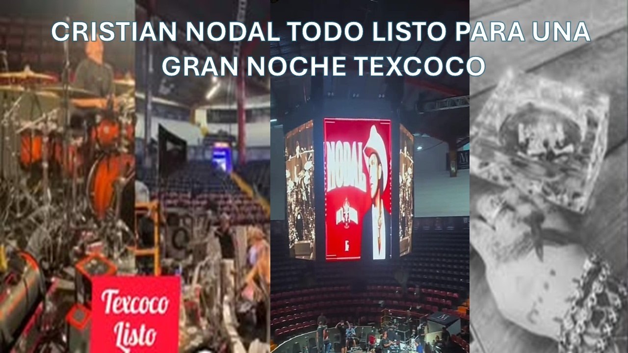 CRISTIAN NODAL HOY UNA GRAN NOCHE PALENQUE #texcoco #angelaaguilar#cristiannodal