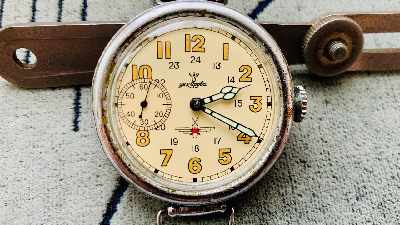 Military Watch Kirovskie Pot RKKA WWII memory made in Soviet Union/1 GChZ(First State Watch Factory)