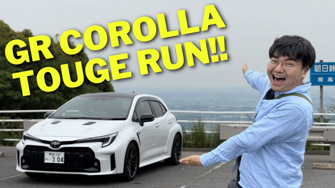 Driving the GR Corolla on Japanese Mountain Roads!!