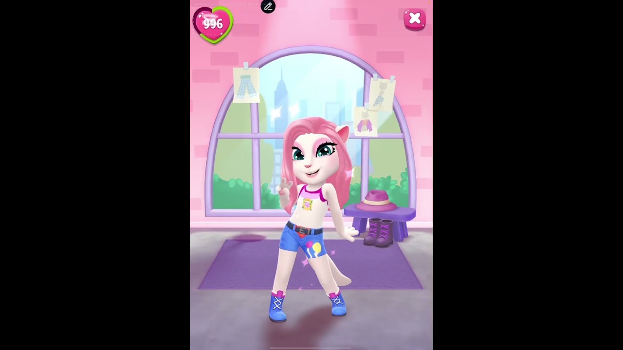Equestria Girls from The Legends of Everfree in My Talking Angela 2