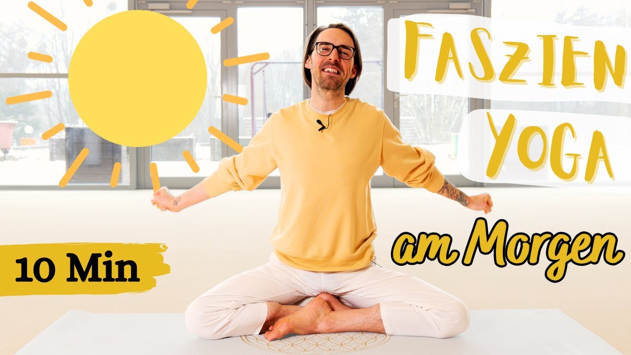Yoga für Morgenmuffel - 10 Minuten Faszienyoga mit Patrik // Yoga Vidya