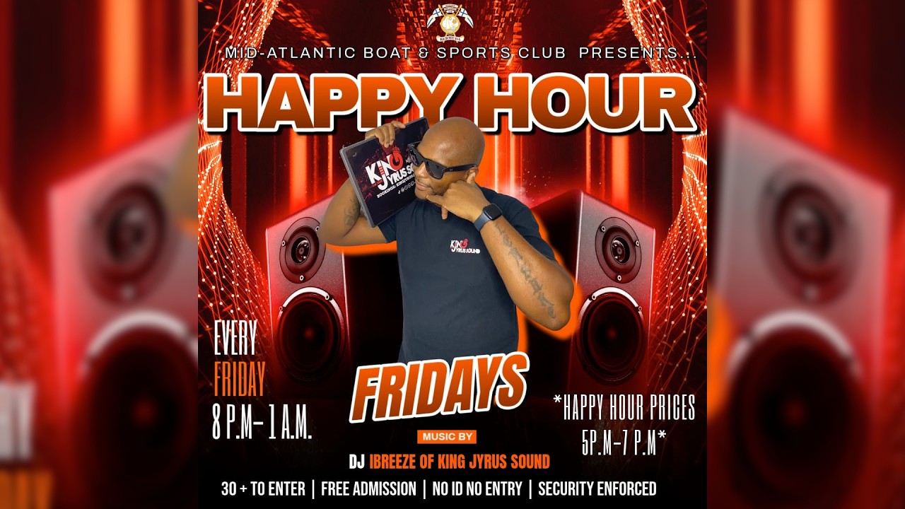 Happy Hour Fridays Pt.2: DANCEHALL, R&B | DjiBreeze, Nigy Boy, Skippa, Masicka