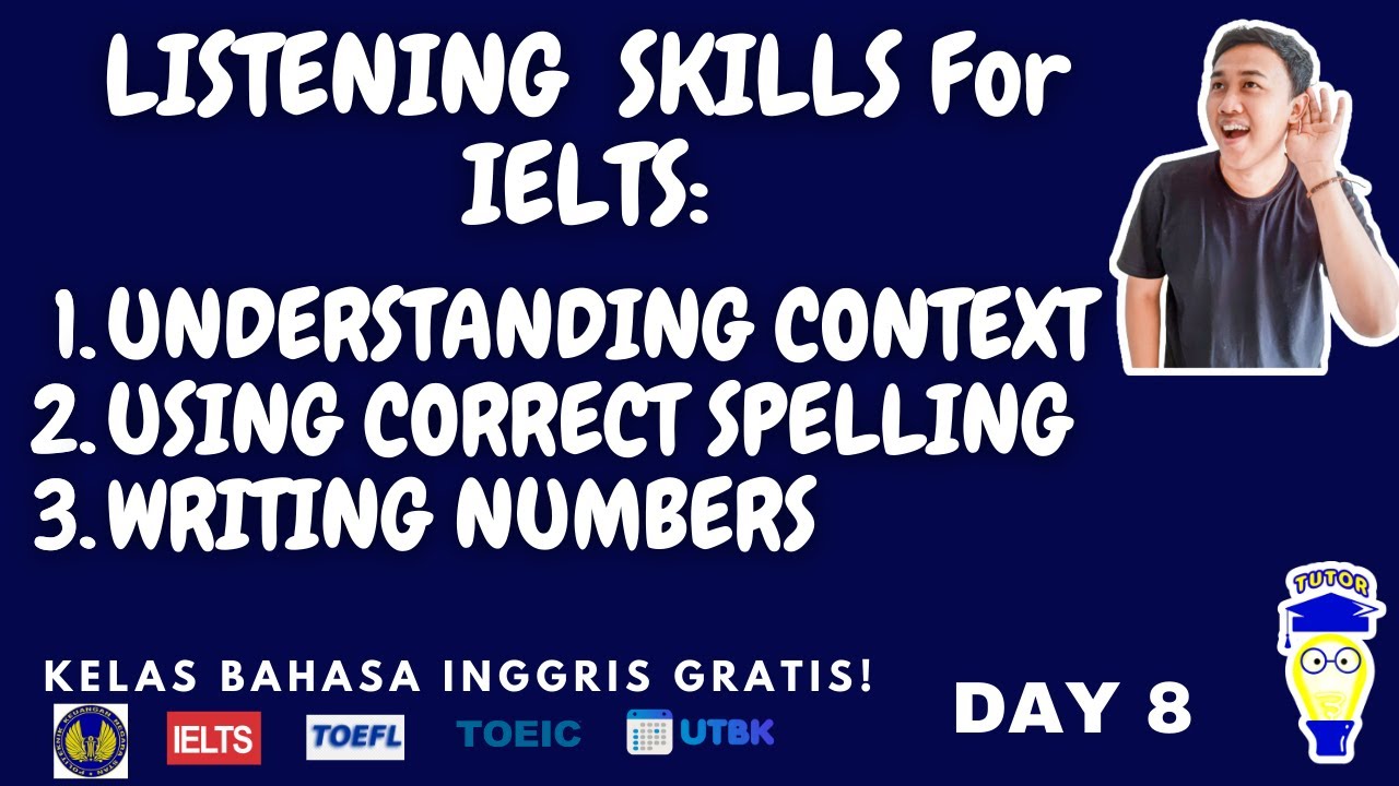 Belajar IELTS untuk Pemula : Contoh Soal Listening IELTS, Cara Menjawab Soal IELTS Listening (Day 8)