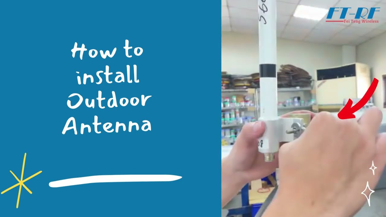 How to install Outdoor Antenna - LoRa Antenna Installation (LoRa US915, LoRa EU868 & AS923 MHz)