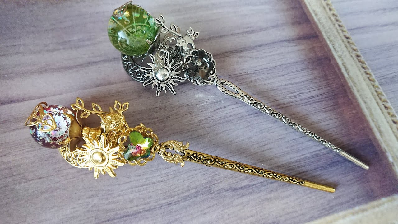詠唱中の魔法の杖2液性レジン♪Magic wand 2 liquid resin while chanting♪