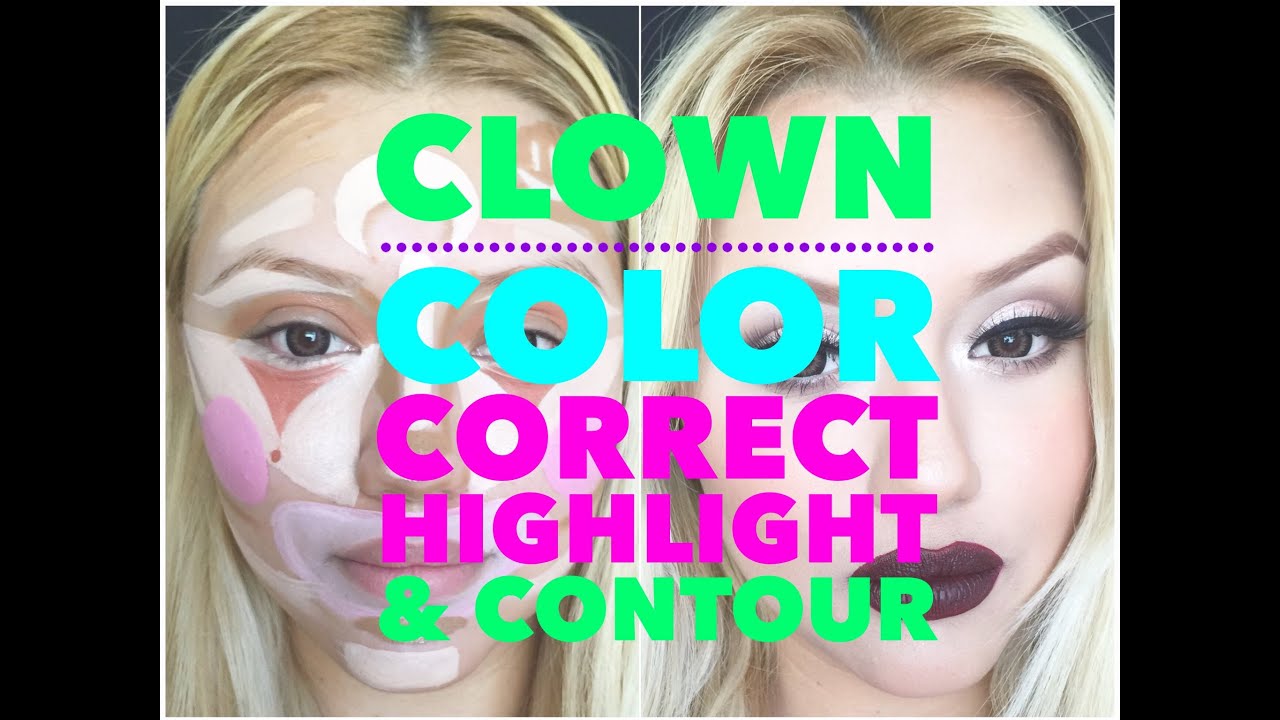 Clown Color Correct Highlight & Contour