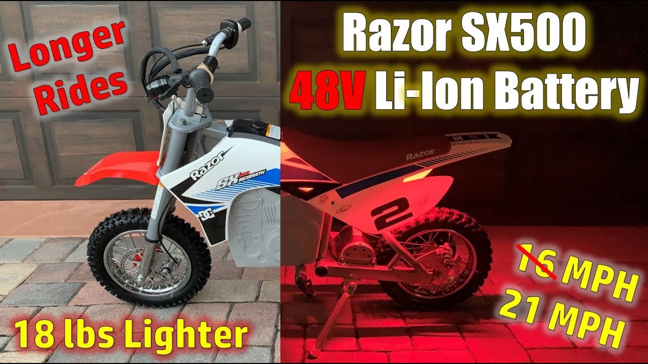 Faster Razor - Модернизация до 48 Вольт со стандартным двигателем
