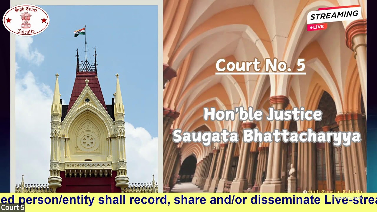 24 August 2026 | Court No. 5 | Live Streaming of the Court proceedings.
