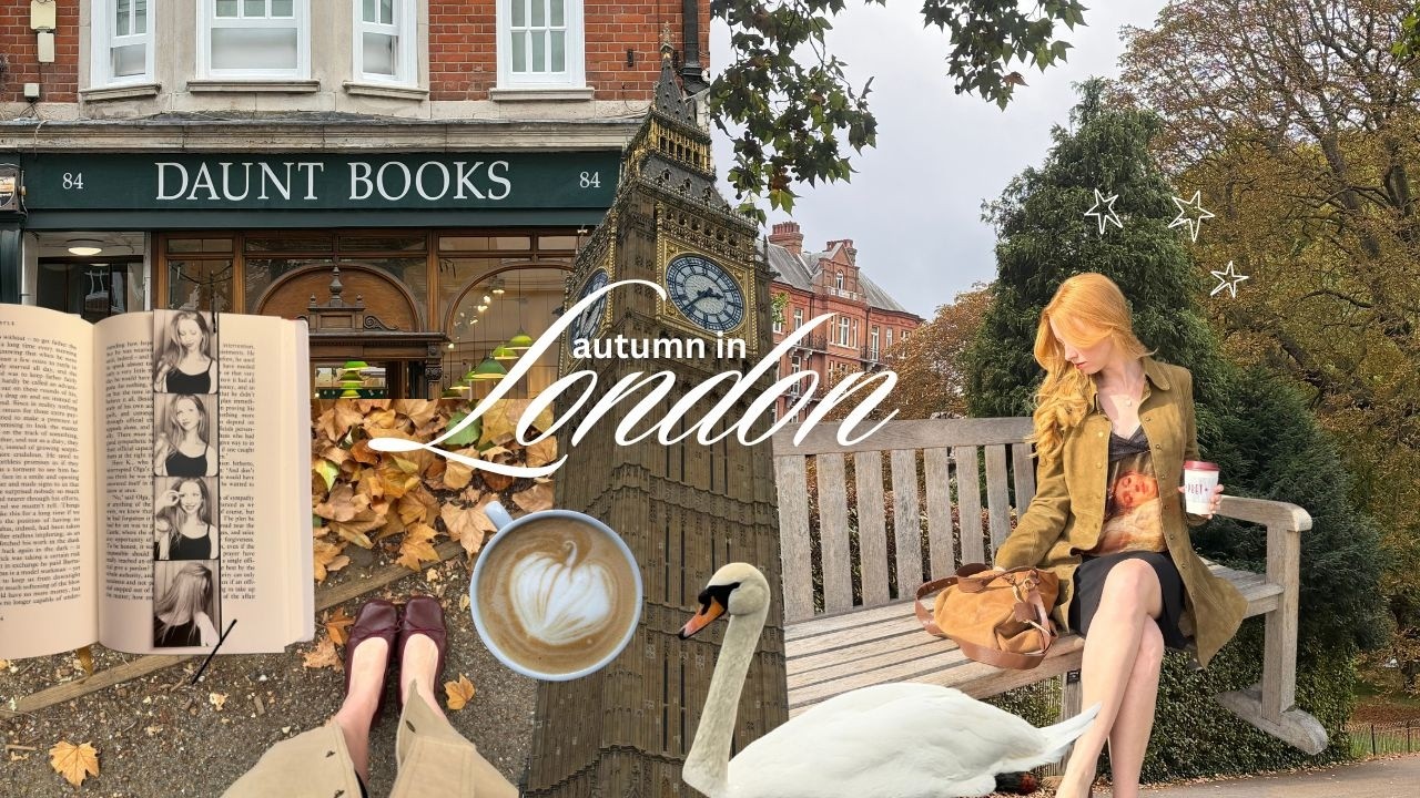 Осень в Лондоне 🍂 книжный шопинг, уютные дни, музеи, кафе и многое другое