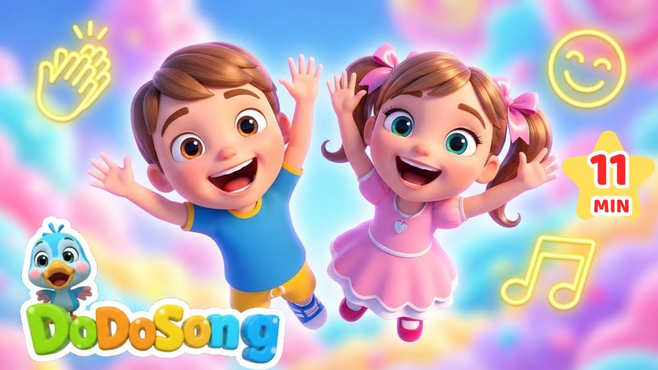 Fun & Interactive Songs for Kids  |  Fun Learning Music  | Compilation | DodoSong Nursery Rhymes