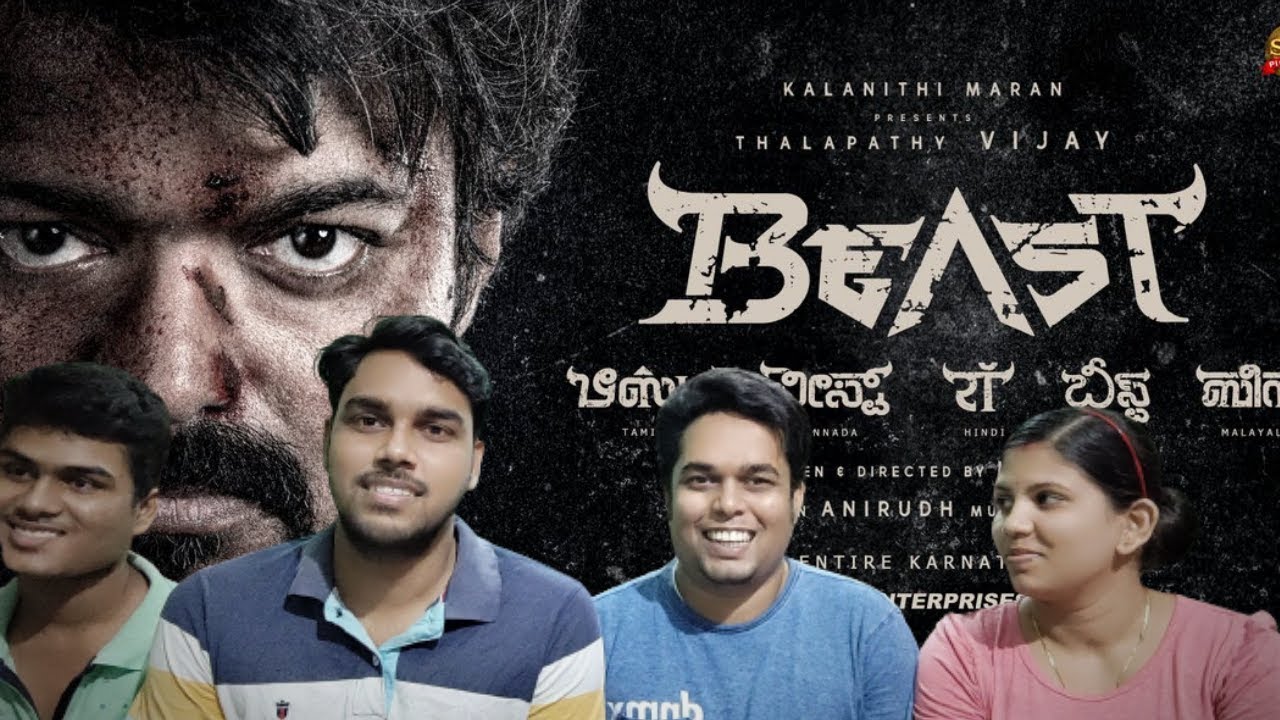 Raw (Beast) - Official Hindi Trailer Reaction  | Beast Hindi Trailer Reaction