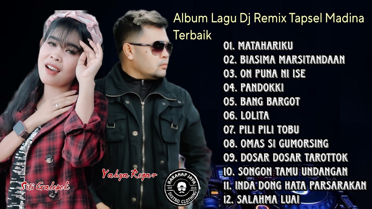 Kumpulan Lagu Remix Tapsel Madina Populer Enak didengar diPerjalanan