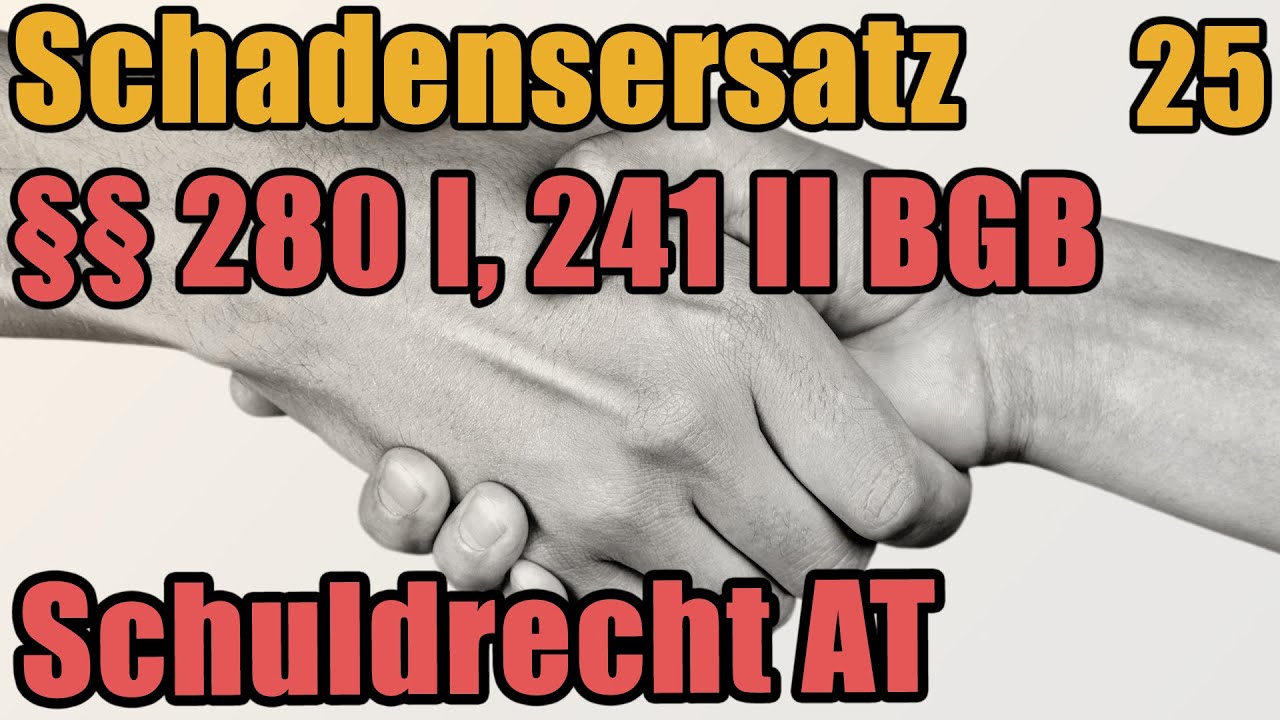SE wegen Verletzung einer Pflicht aus &sect; 241 II BGB - Schuldrecht I 25
