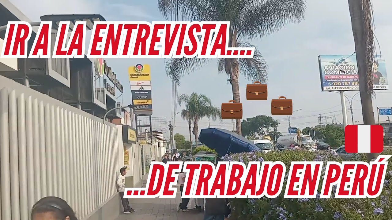 Lo DIFICIL de conseguir TRABAJO en PERÚ (MI EXPERIENCIA) - ENTREVISTA 01