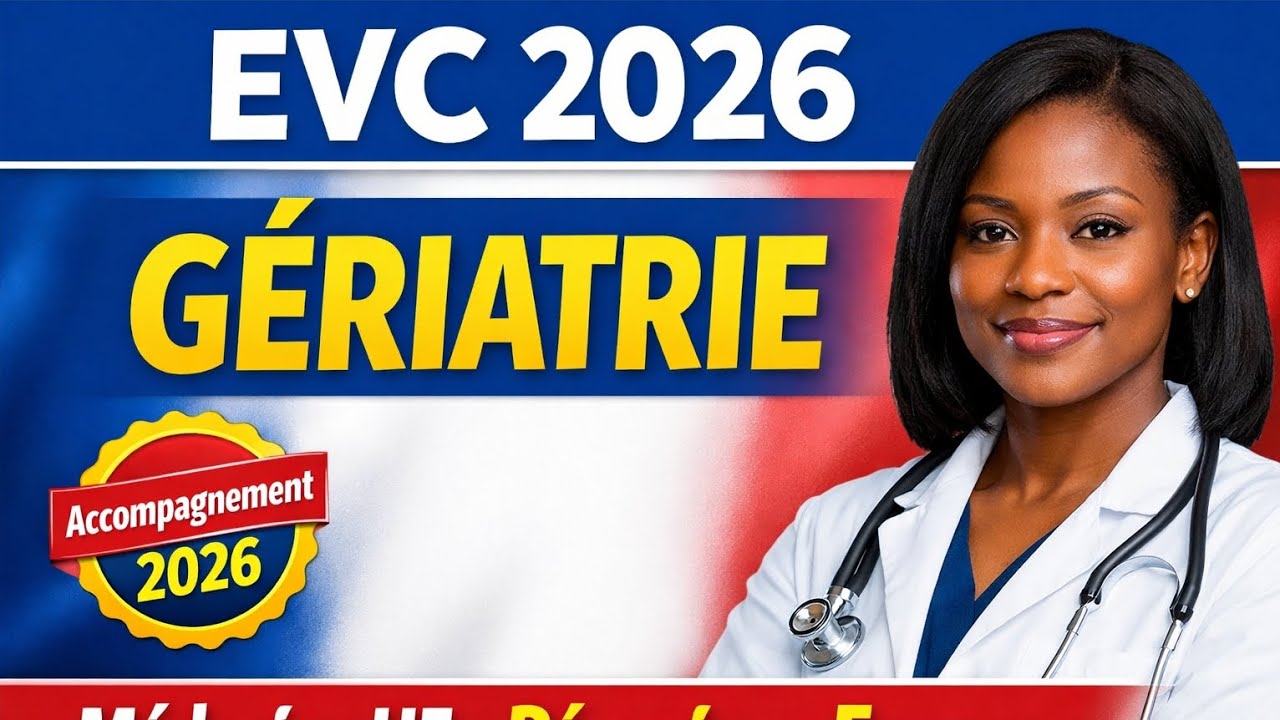 Coaching pour Réussir les EVC Gériatrie 2026  et pour Devenir Stagiaire Associé en France #evc