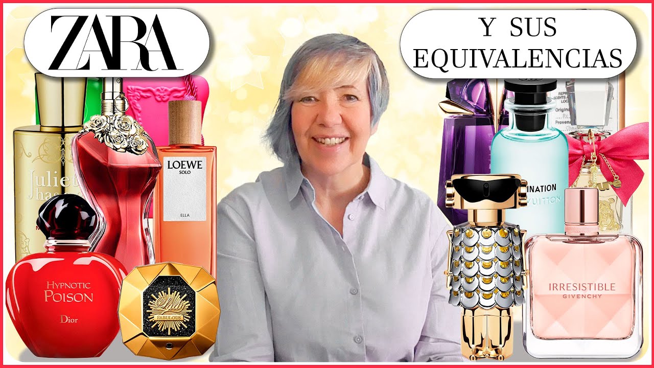 Perfumes ZARA y sus EQUIVALENCIAS  de ALTA GAMA