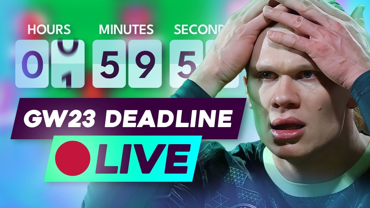 FPL GW23 DEADLINE STREAM ⏰ MAN CITY NEWS & FINAL DECISIONS! 🚨 | Get Your Final FPL Questions In