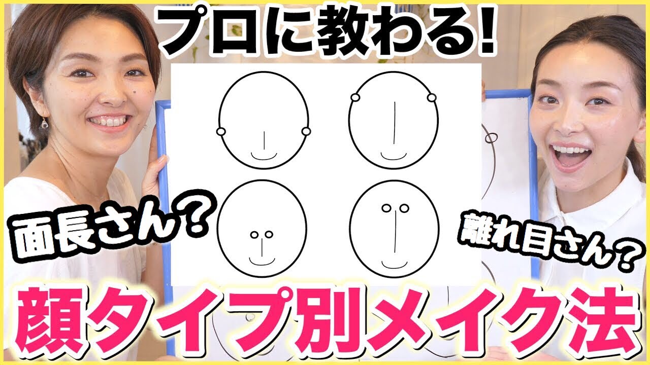 ４つの顔タイプ別メイク法・あなたはどのタイプ？【プロに教わる！重心メイク】