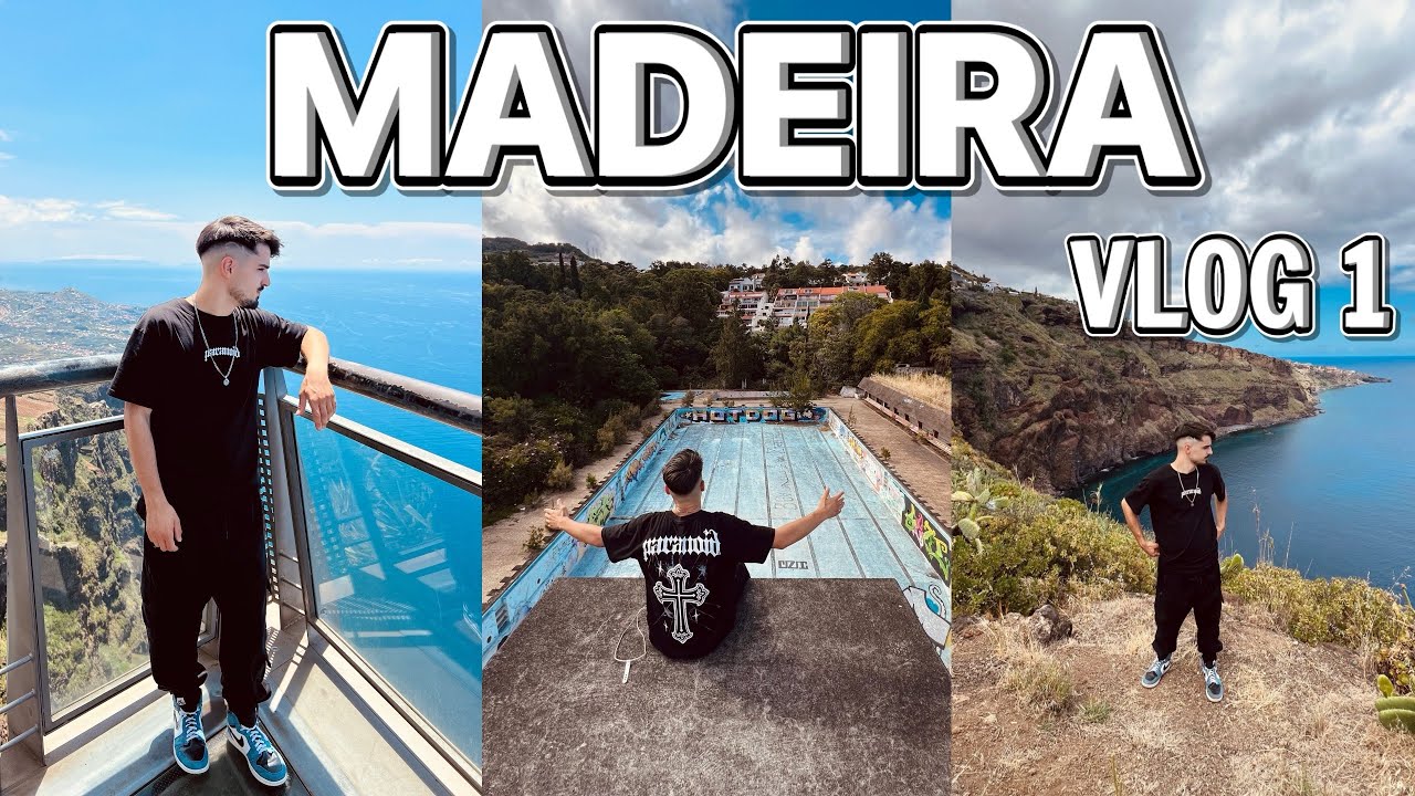 MADEIRA VLOG 1 - EXPLORA&Ccedil;&Atilde;O A UMA PISCINA ABANDONADA!!😱