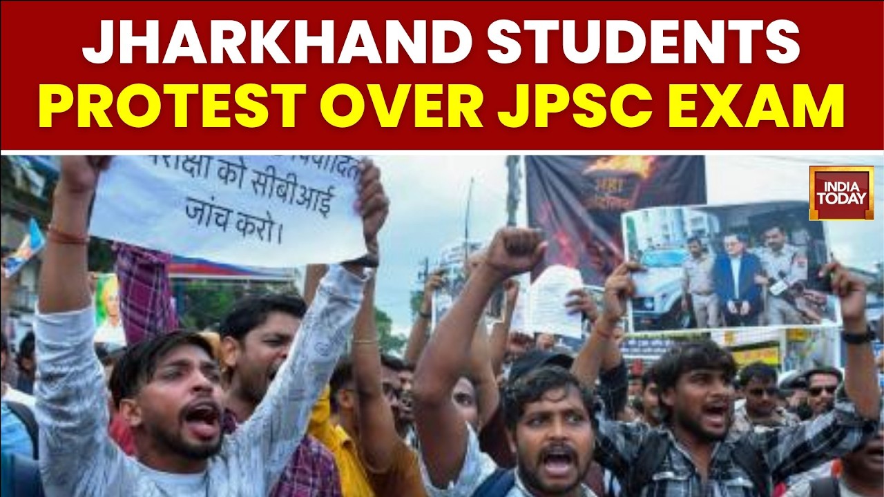 Jharkhand Exam Row: Students' Protest Enters Day 10, CBI Probe Demanded | JPSC Exam | India Today