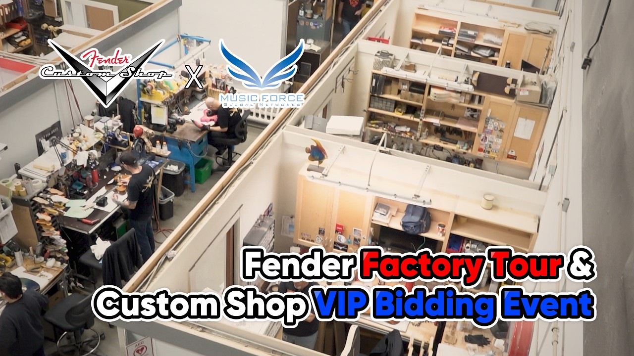 「Fender Factory Tour & Custom Shop VIP Bidding Event」