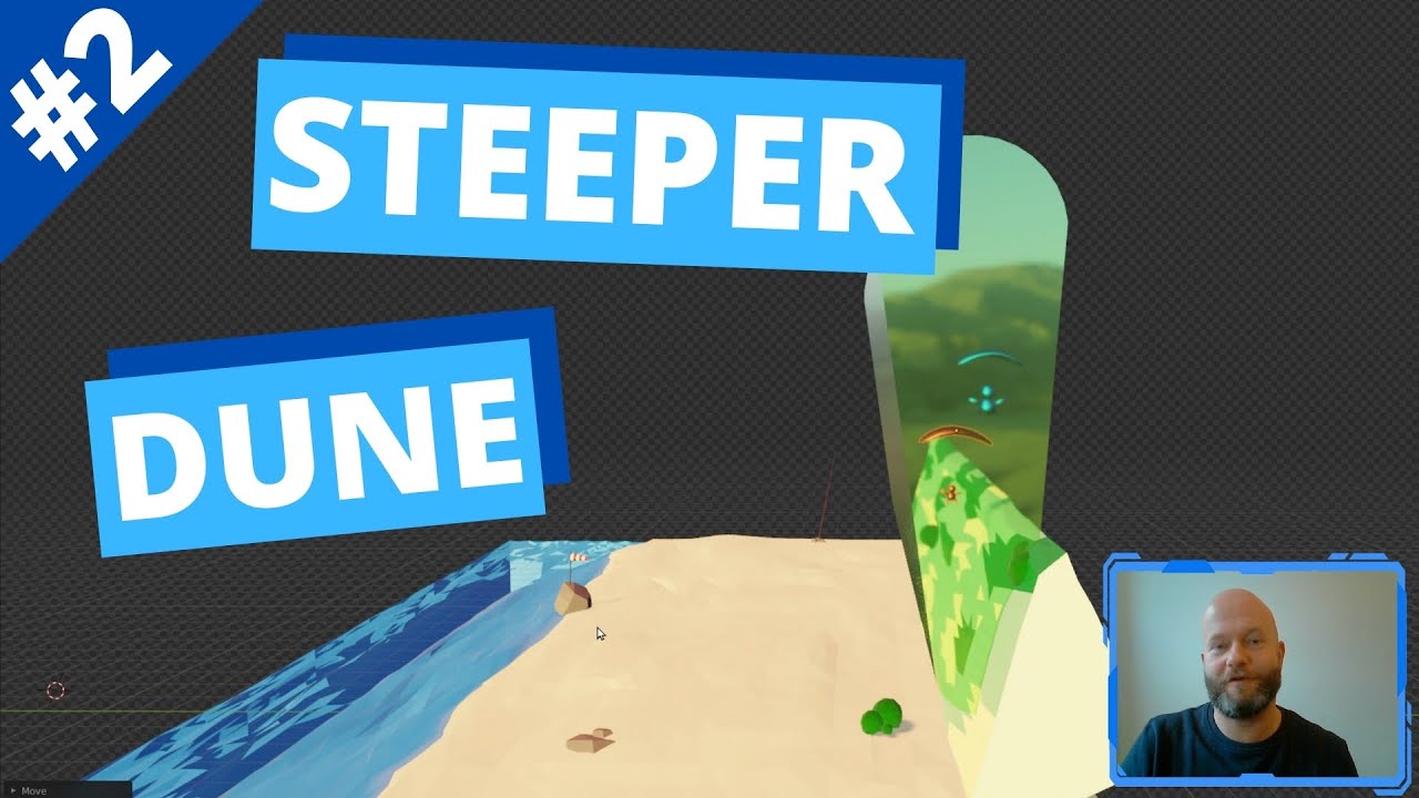 Soaring steeper dunes - SEE LIFT! - modeled in 3D
