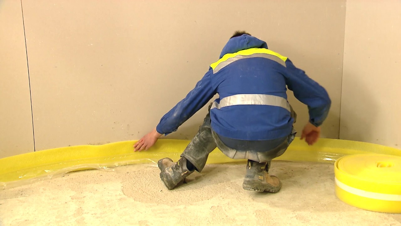 Padló lépéshang szigetelés URSA ásványgyapottal