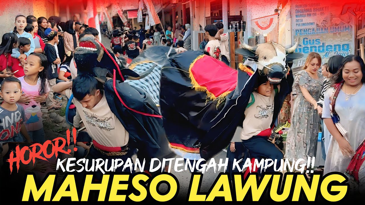 BANTENGAN MAHESO LAWUNG MBEROT KERASUKAN DEMIT LERENG GUNUNG DI DESA GLAGAHDOWO!!