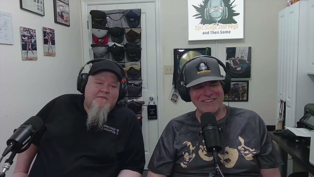 Lighting Director Dale Bridges and Gavan
