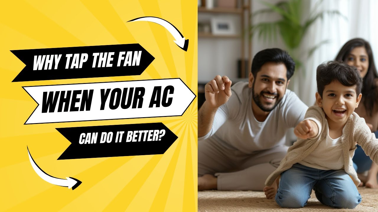 Why tap the fan when your AC can do it better?