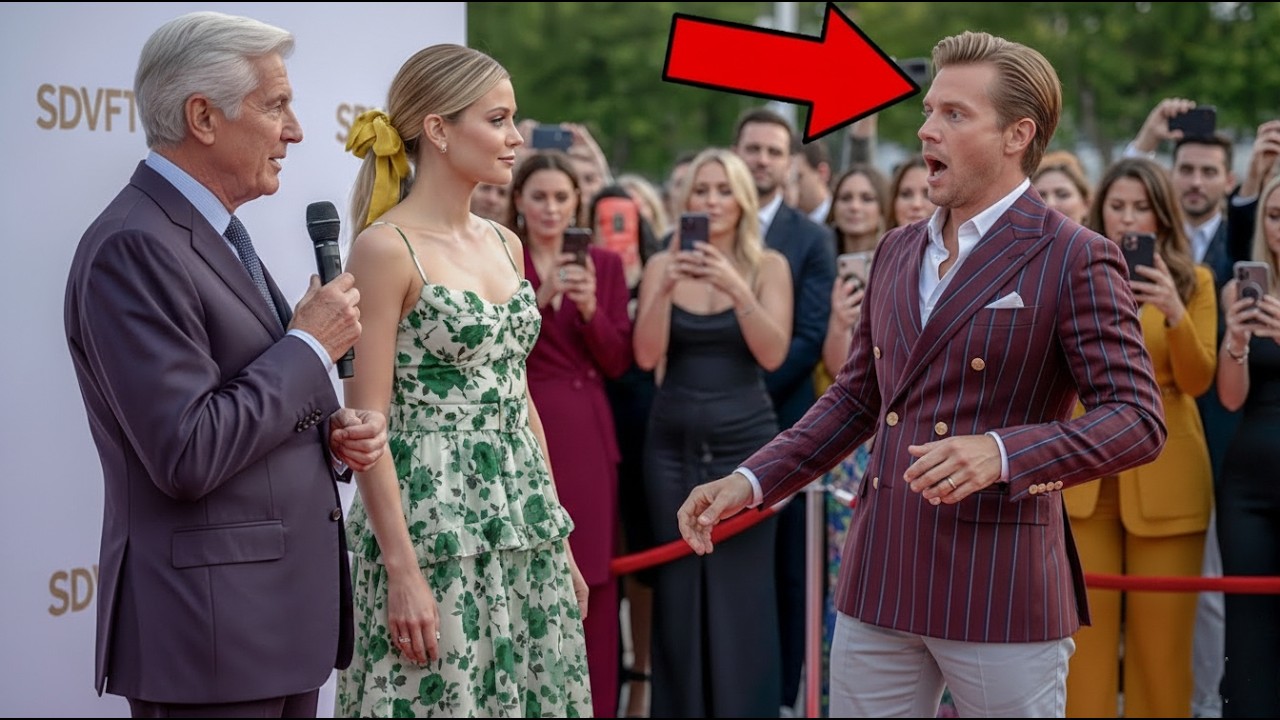 Esposa humillada en la alfombra roja: el foco cambió cuando su padre multimillonario la anunció como